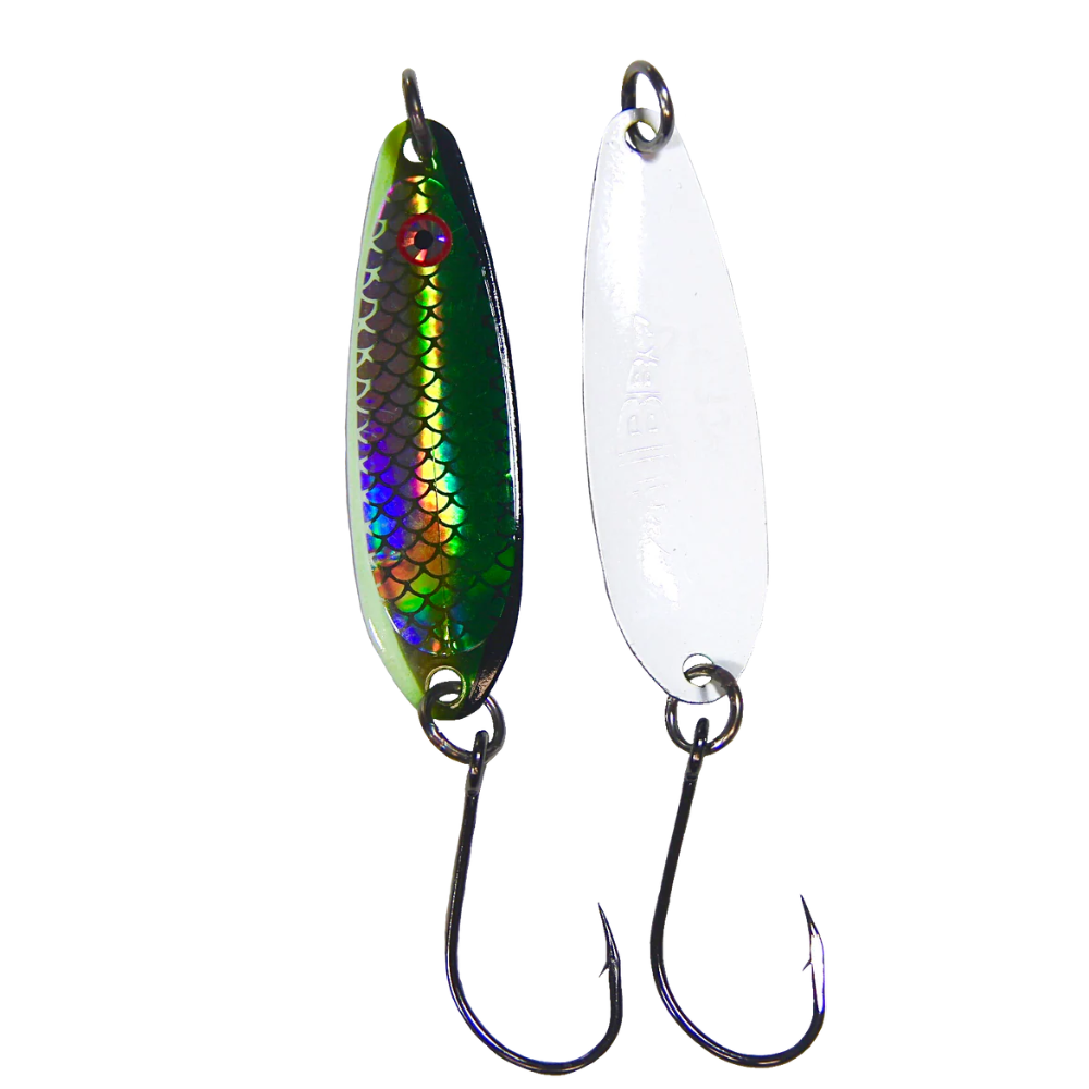 Cuchara Trolling Gibbs G-Force 40 - Glow Back Green Herring