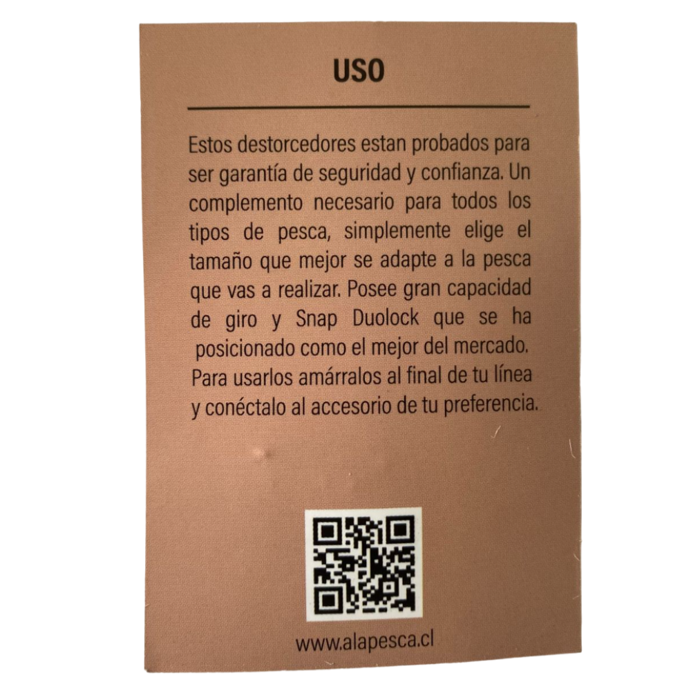 Destorcedor + Snap 1/0 AAA DUOLOCK
