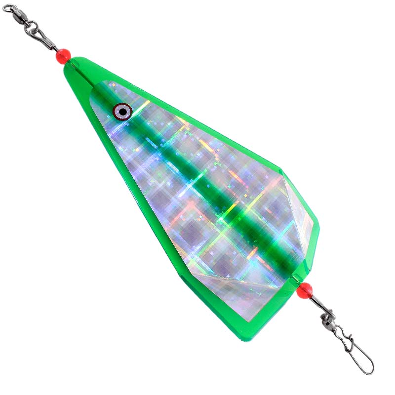 Atractor Rotatorio Inline Flasher - Uv Green Haze Stripe-8