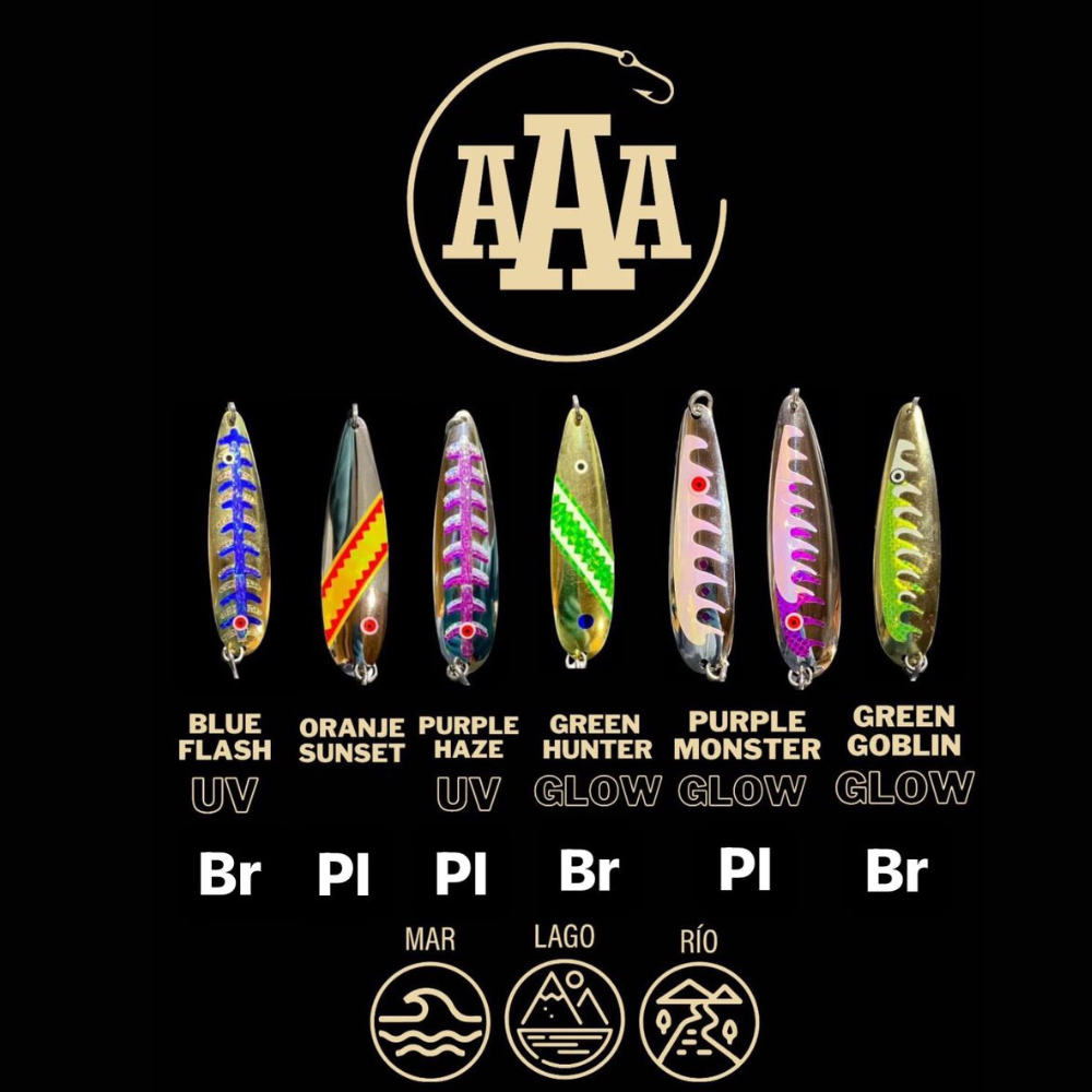 CUCHARA TROLLING PURPLE HAZE UV 35 PL - AAA