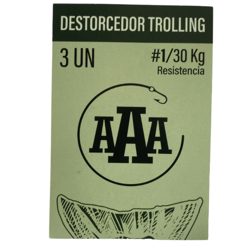 Destorcedor AAA trolling N1 / 30 kg resistencia