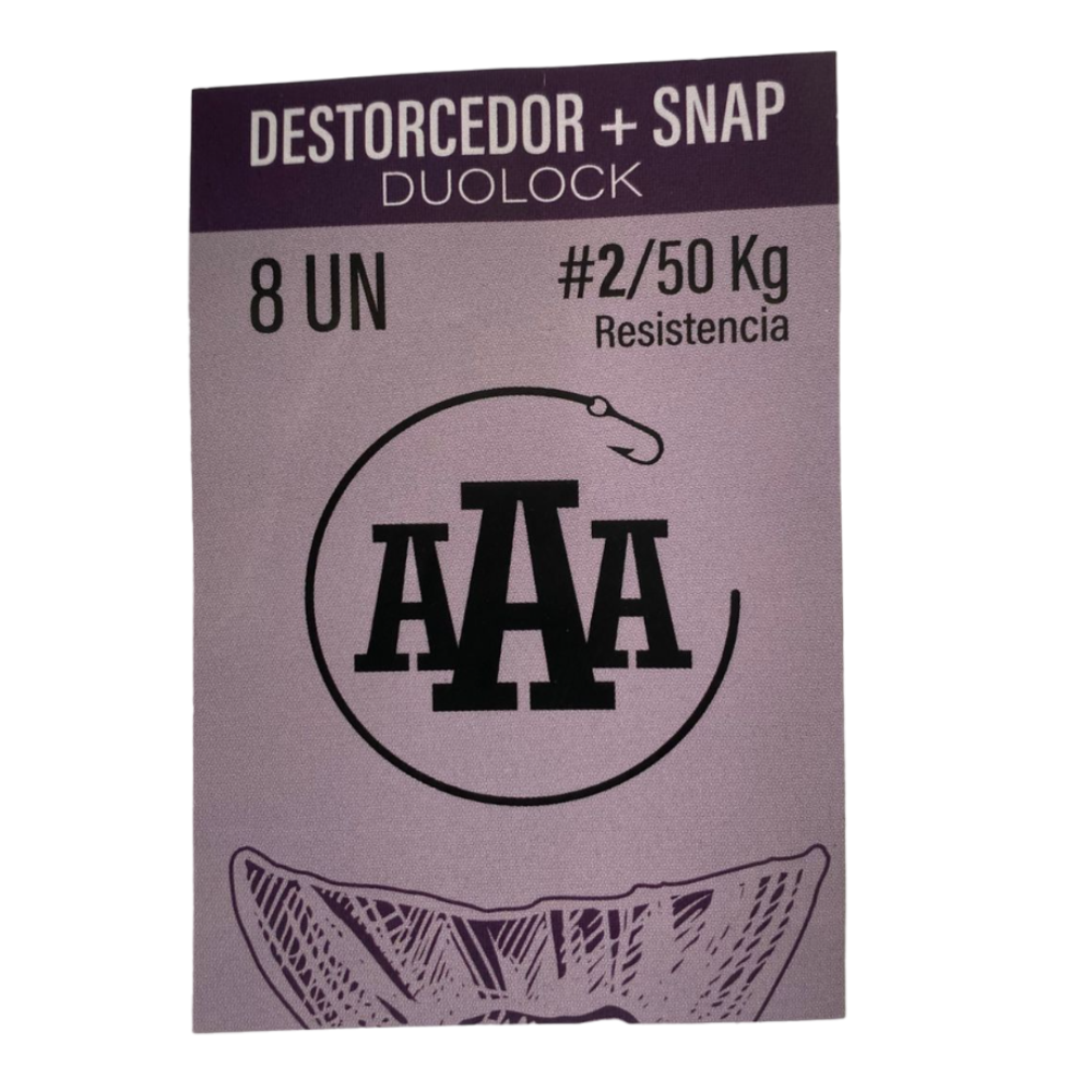 Destorcedor + Snap 2/0 AAA DUOLOCK