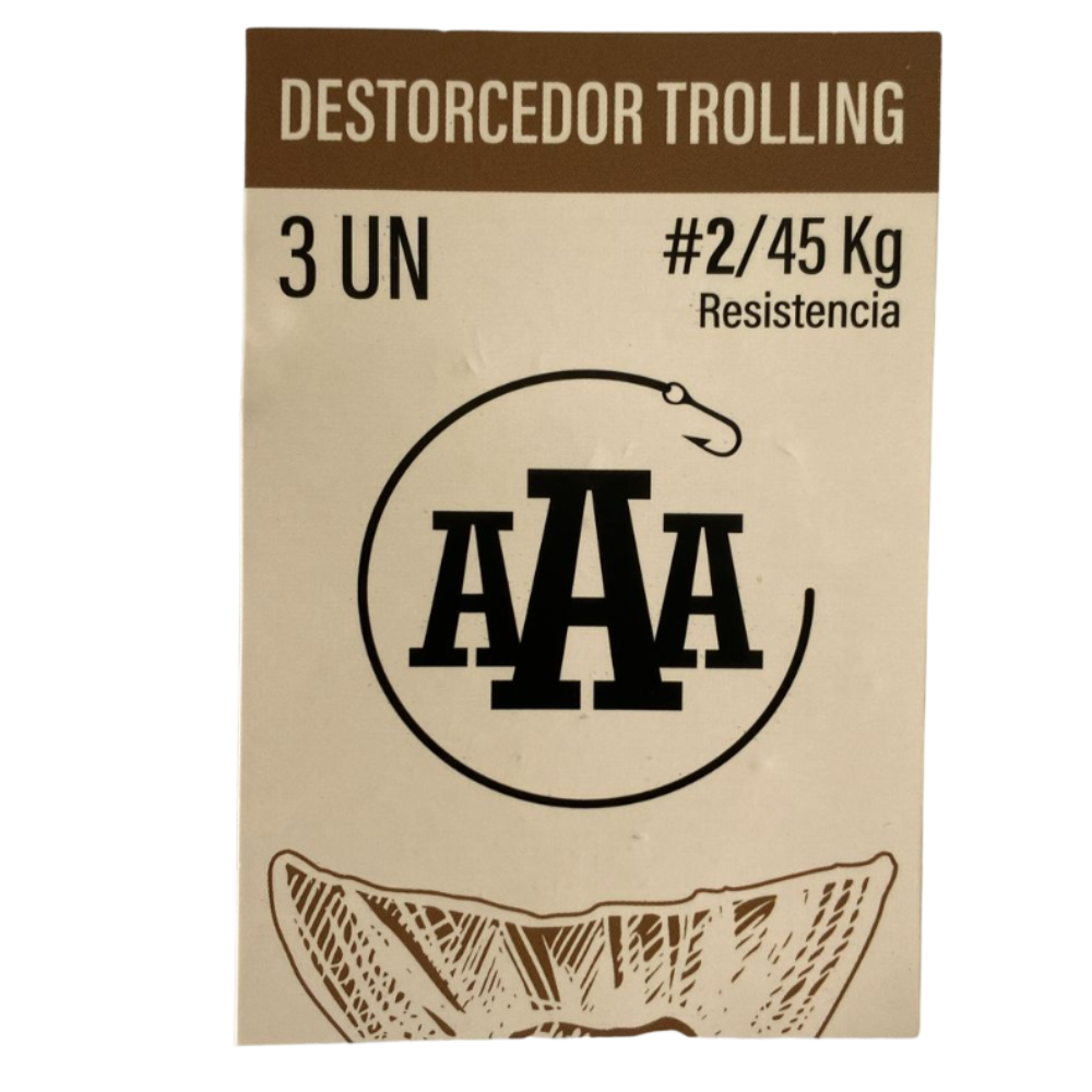 Destorcedor AAA trolling N2 / 45 kg resistencia
