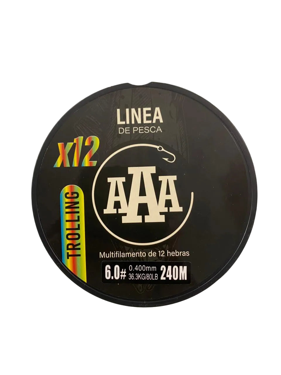 LINEA MULTIFILAMENTO TROLLING - 0.400 / MULTICOLOR -AAA