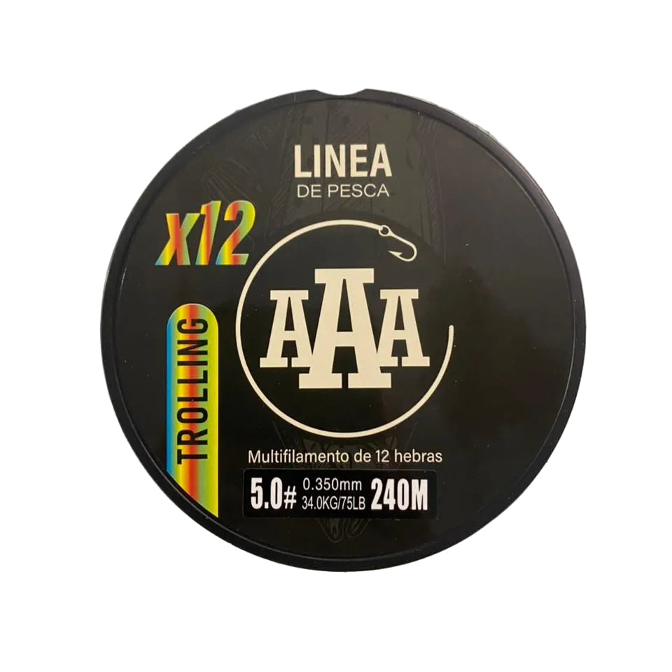 LINEA MULTIFILAMENTO TROLLING- 0.350 /MULTICOLOR -AAA