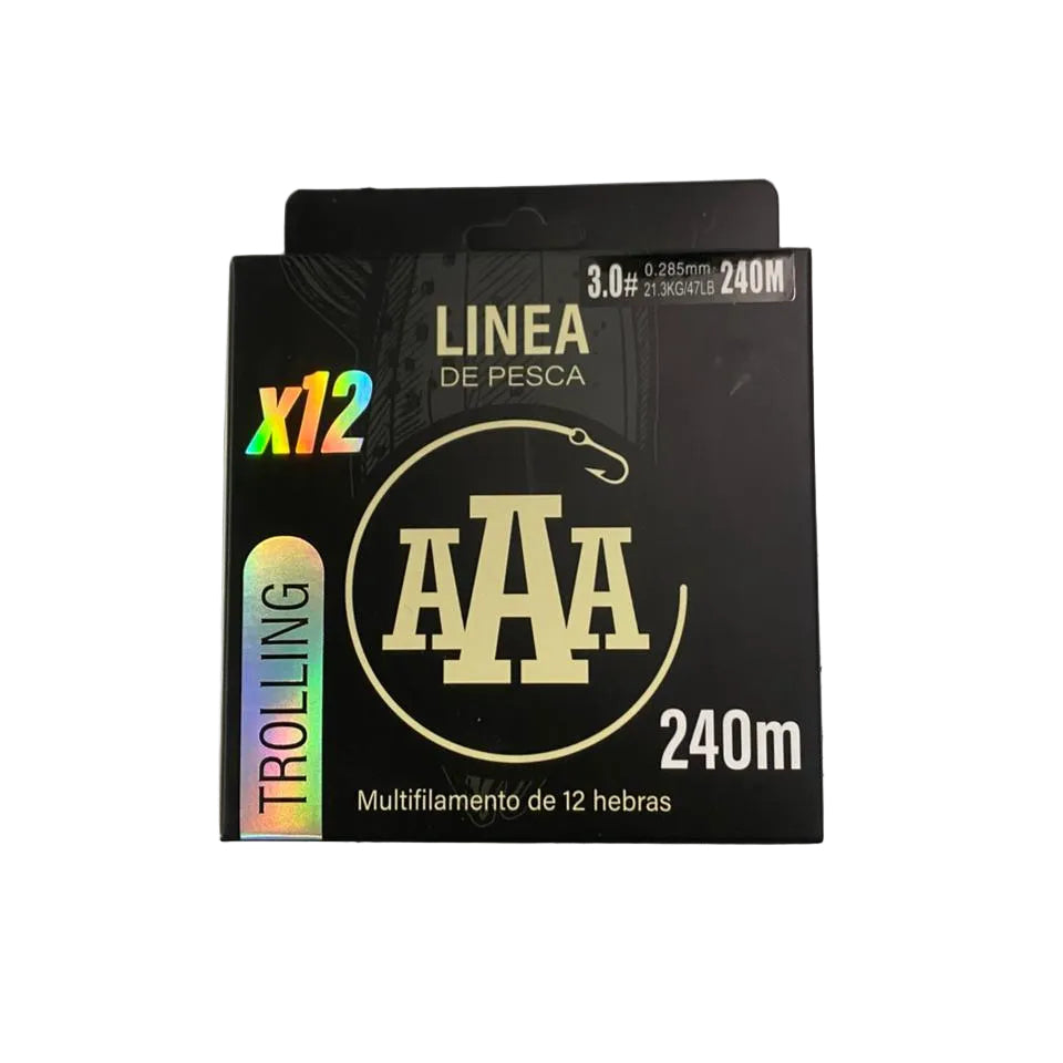 LINEA MULTIFILAMENTO  TROLLING - 0.285 /MULTICOLOR -AAA