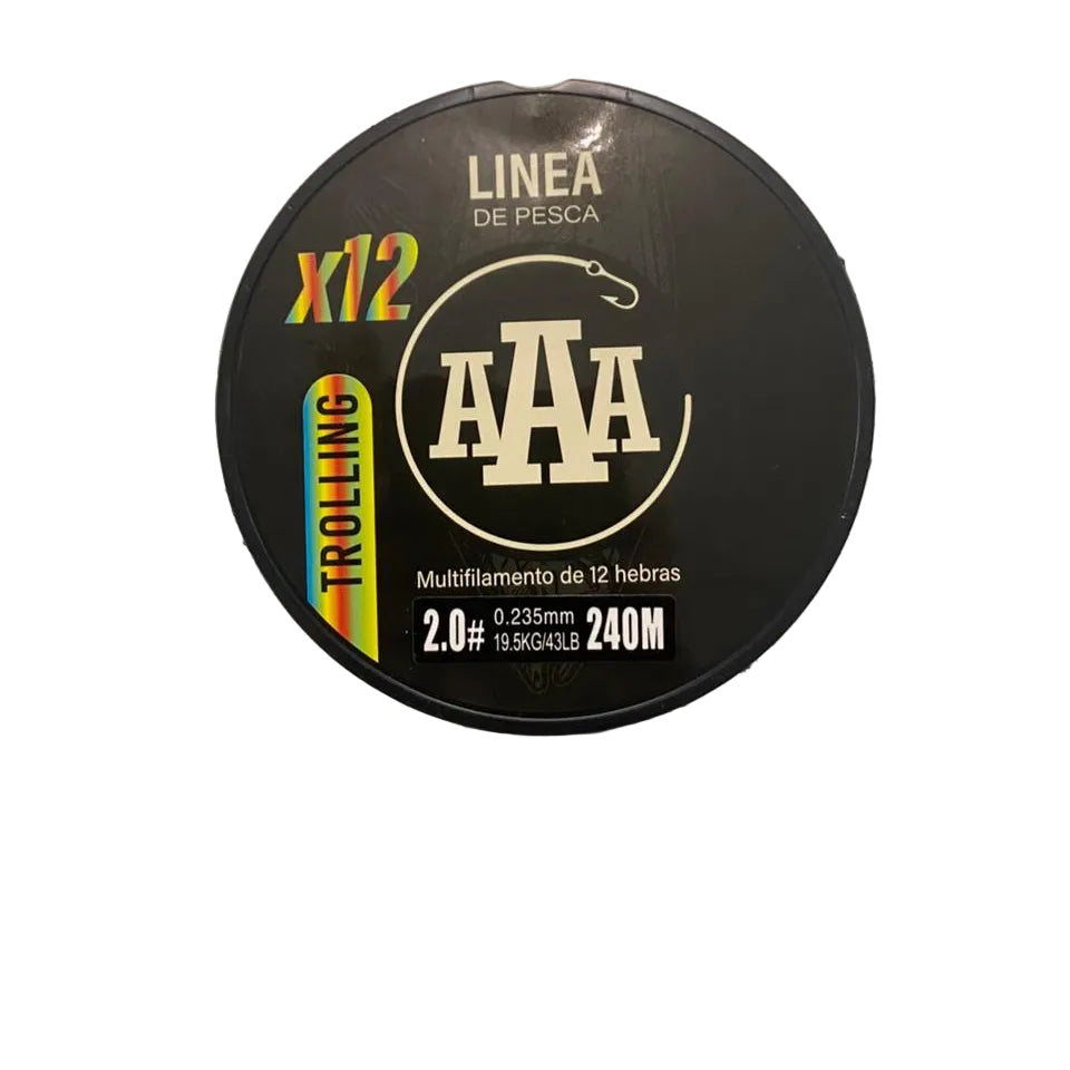 LINEA MULTIFILAMENTO TROLLING - 0.235  / MULTICOLOR - AAA