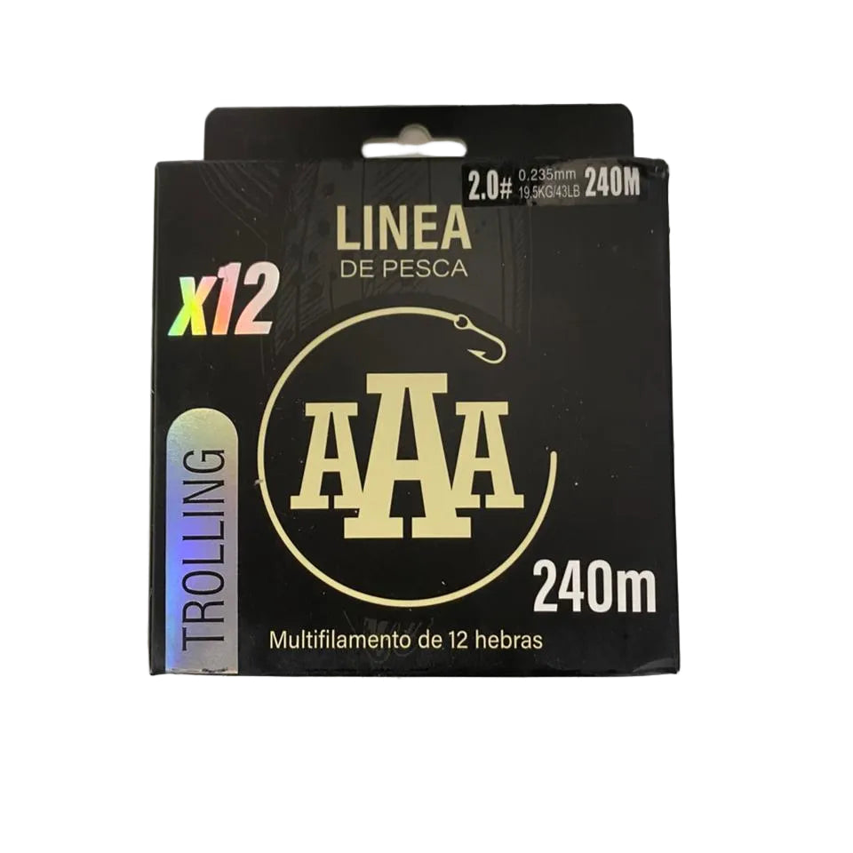 LINEA MULTIFILAMENTO TROLLING - 0.235  / MULTICOLOR - AAA