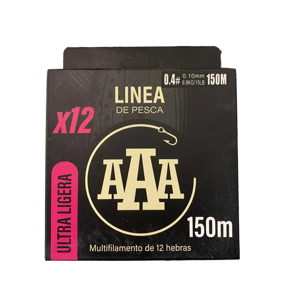 LINEA MULTIFILAMENTO ULTRA LIGERA - 0.10  / FUCSIA -AAA