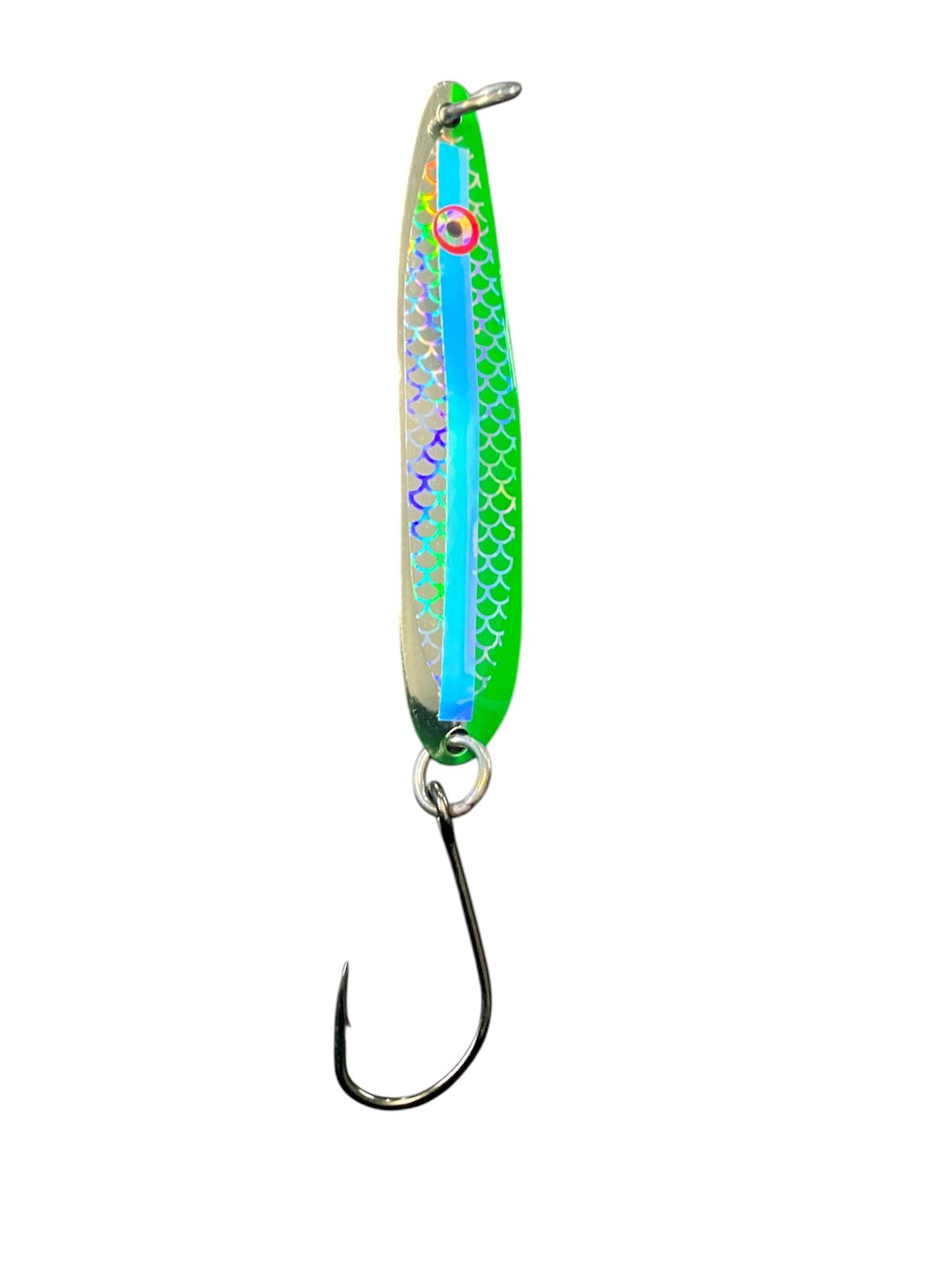Cuchara Trolling Gibbs Skinny-  Glow back green herrin aid (Nueva)