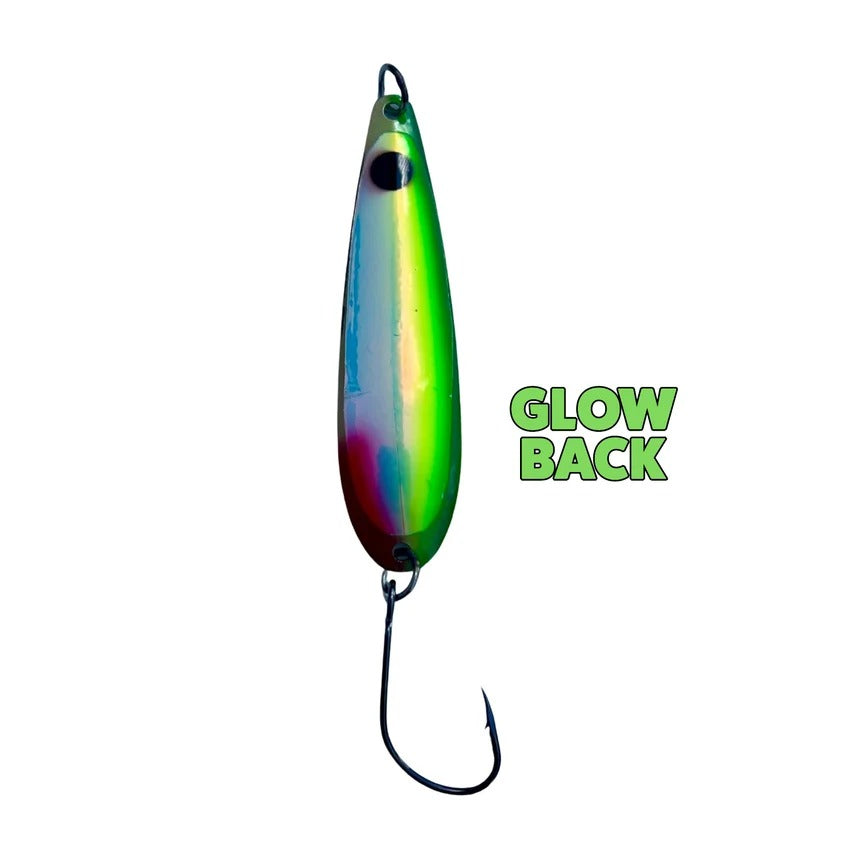 Cuchara Trolling Gibbs G-Force 40 - Yes Bananas Glow Back