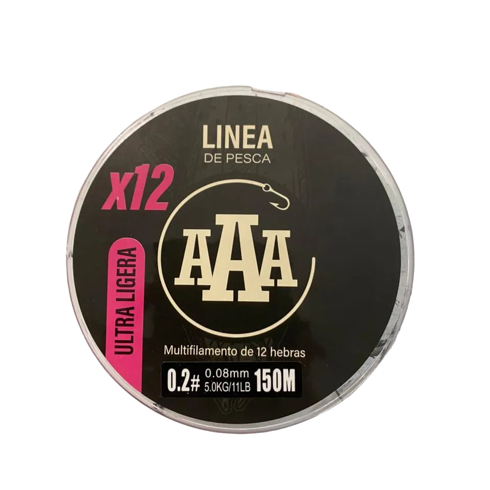 LINEA MULTIFILAMENTO  ULTRA LIGERA - 0.08 / FUCSIA - AAA